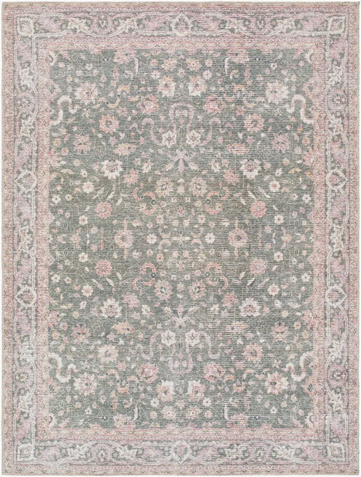 Vinny 6'7" x 9' Machine Woven Rug