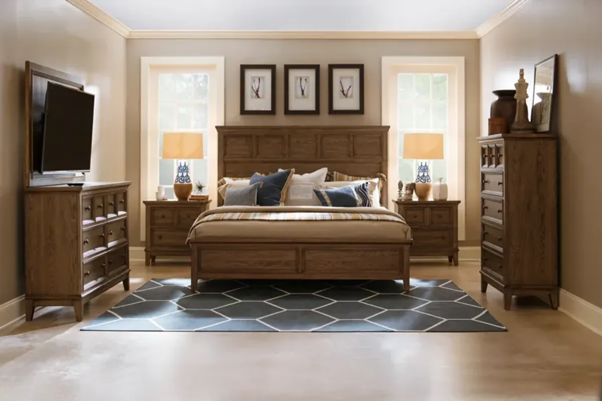 Forest Hills Complete Panel Bed Queen 50