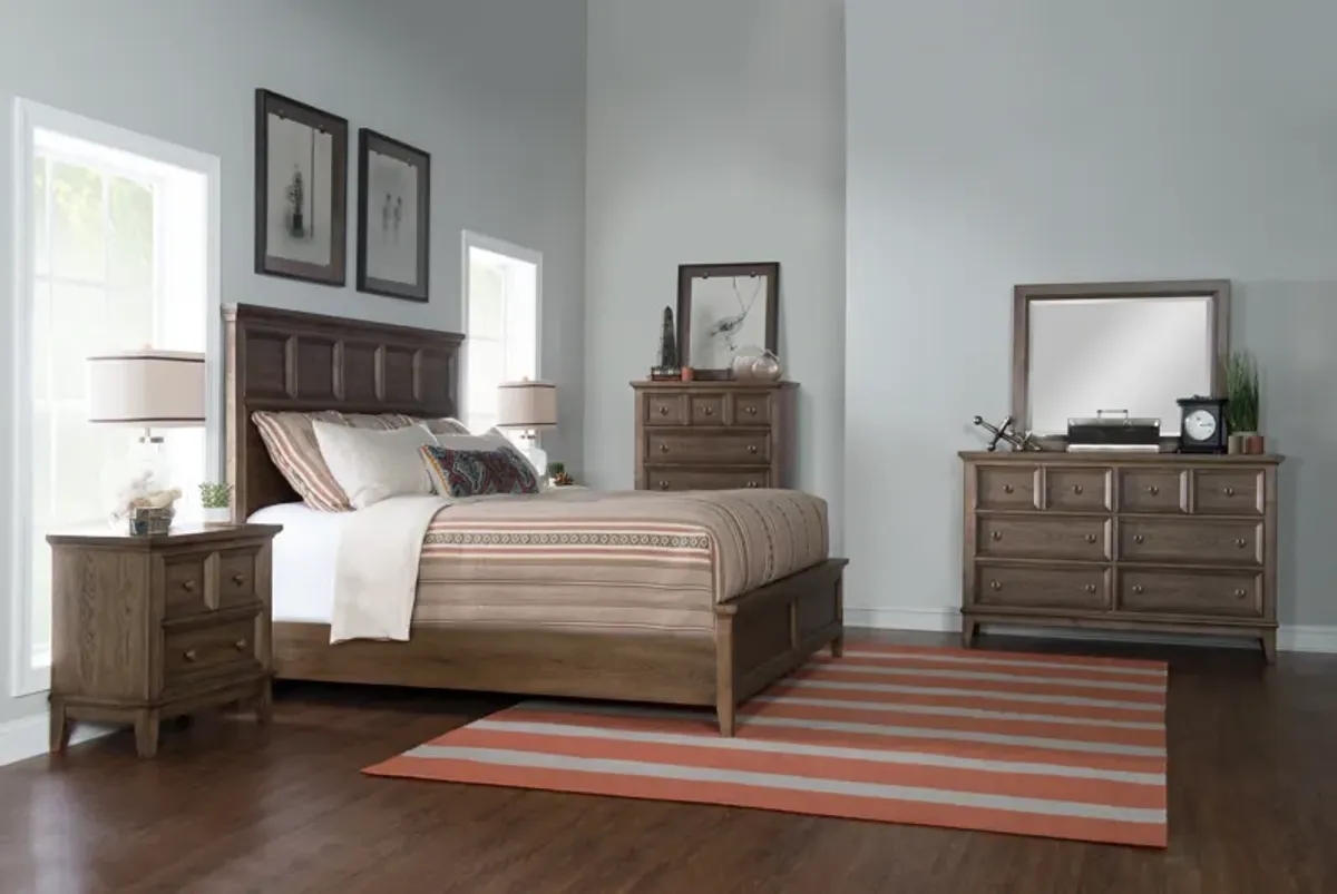 Forest Hills Complete Panel Bed Queen 50