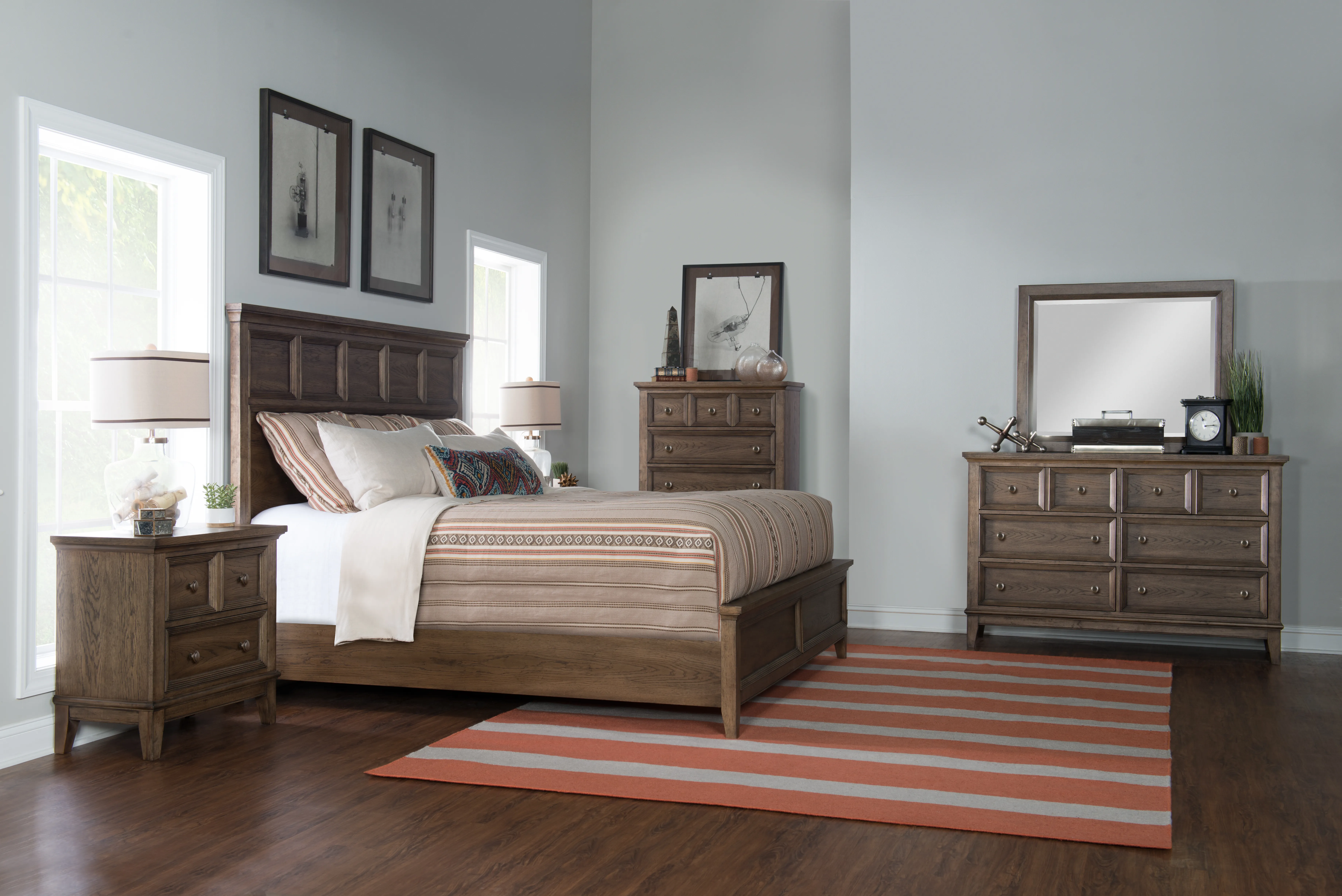 Forest Hills Complete Panel Bed Queen 50