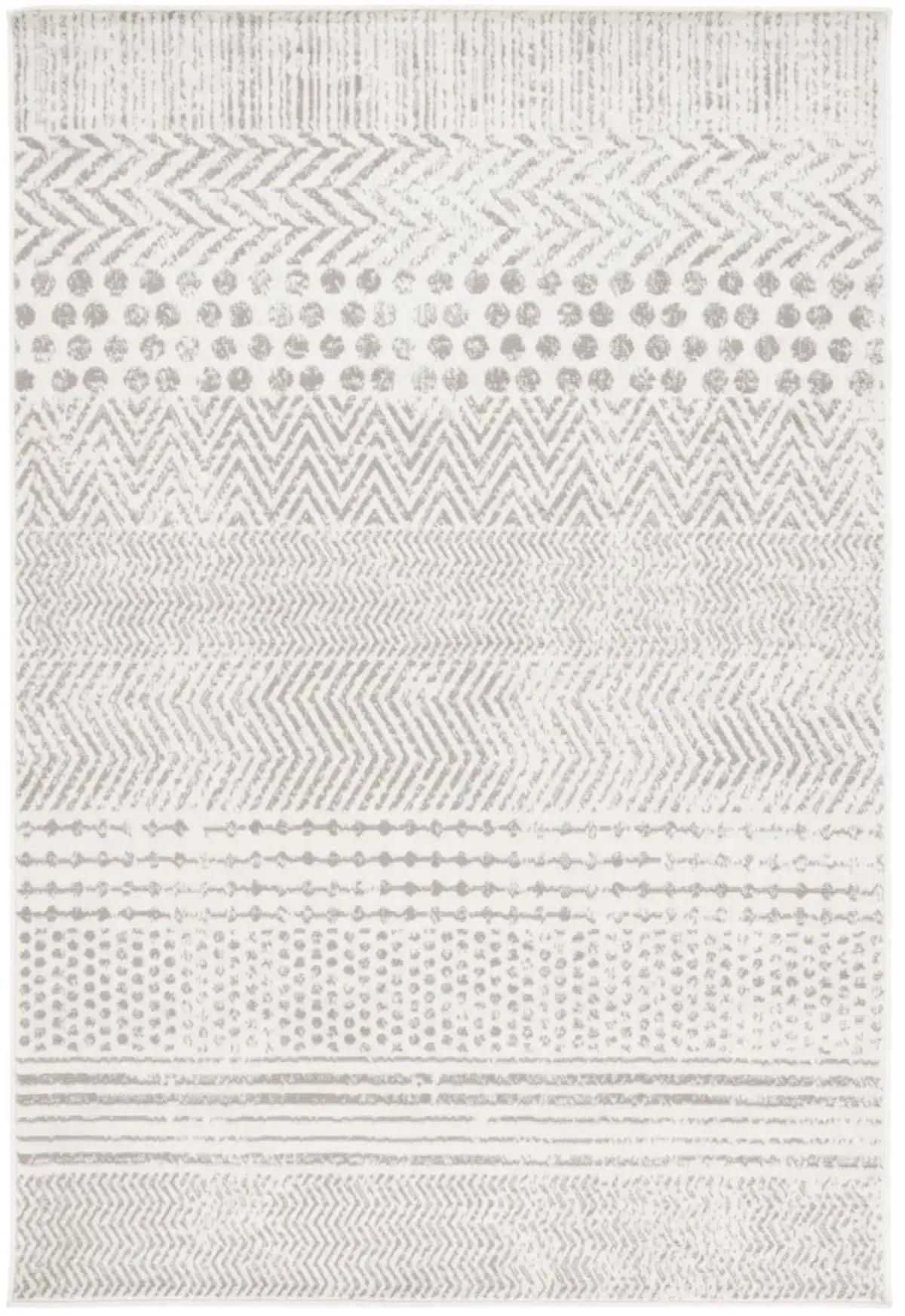 PYRAMID 230 IVORY  5'-3' x 7'-8' Medium Rectangle Rug