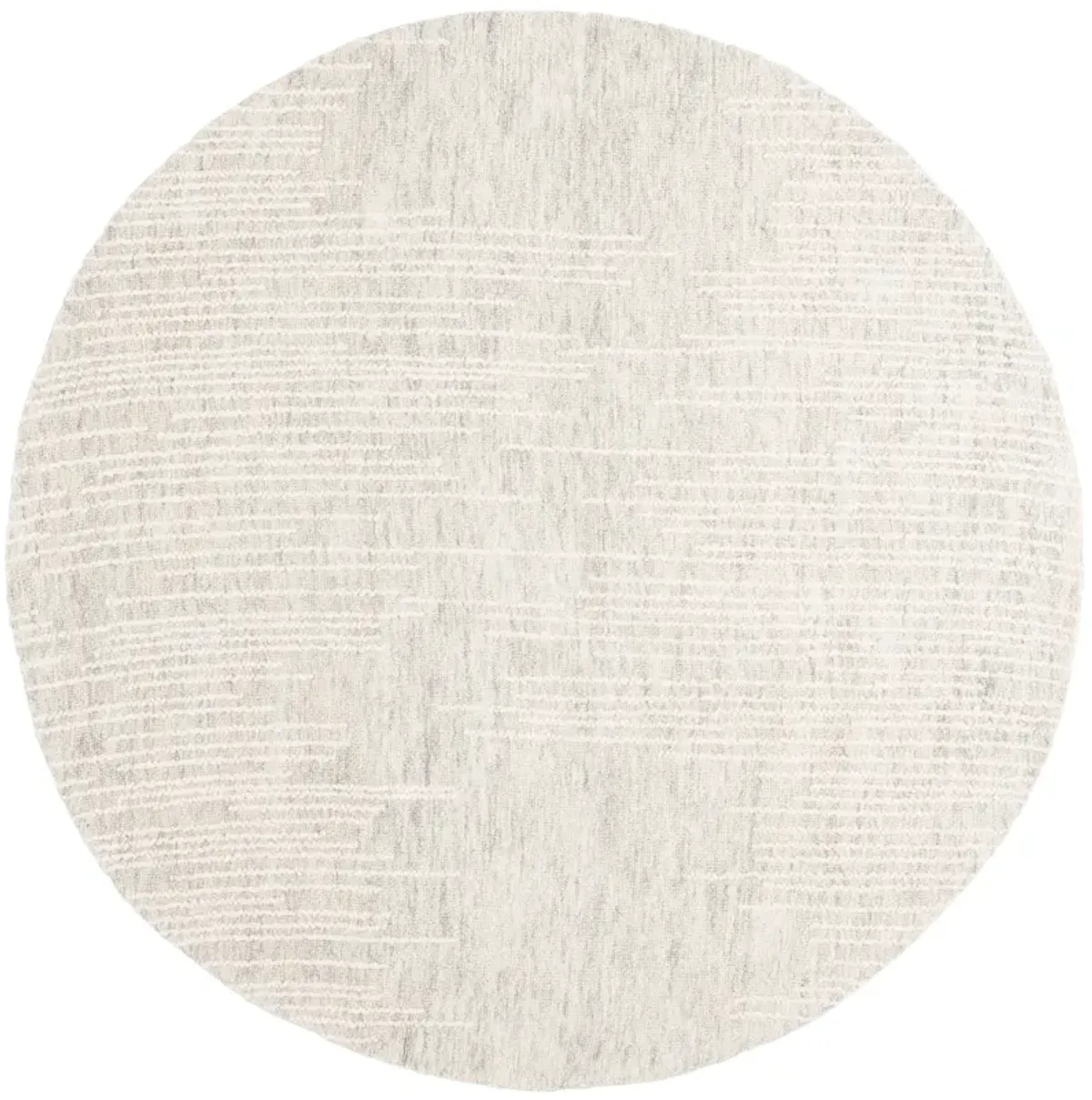 ABSTRACT Hand Tufted 6' x 6' Round area rug