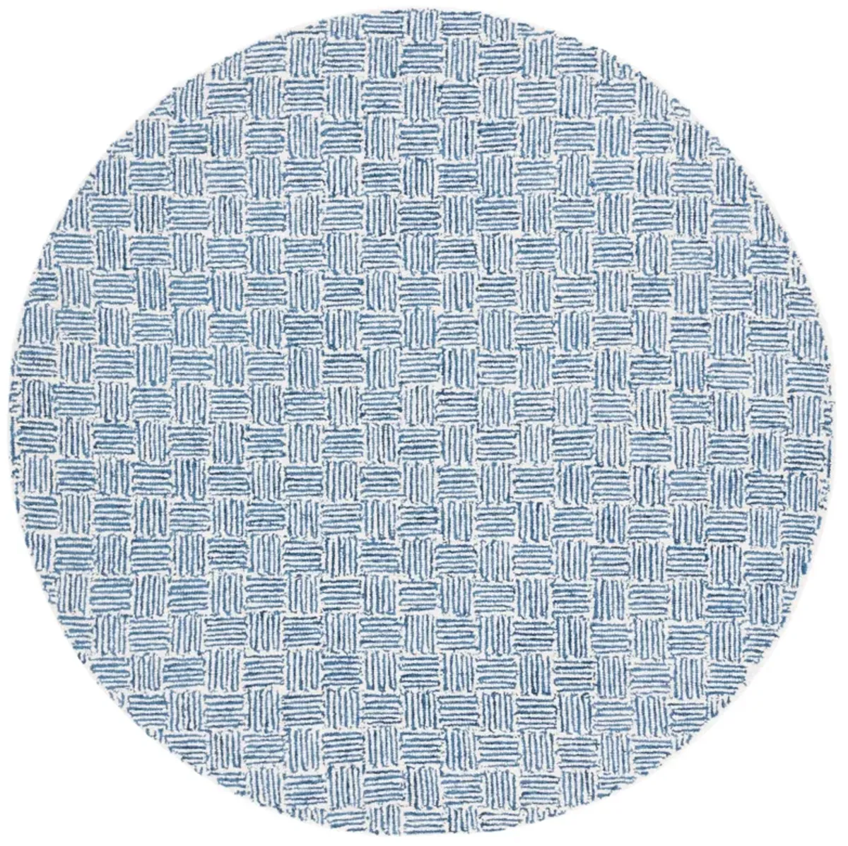 MICRO-LOOP Hand Tufted 5' x 5' Round area rug