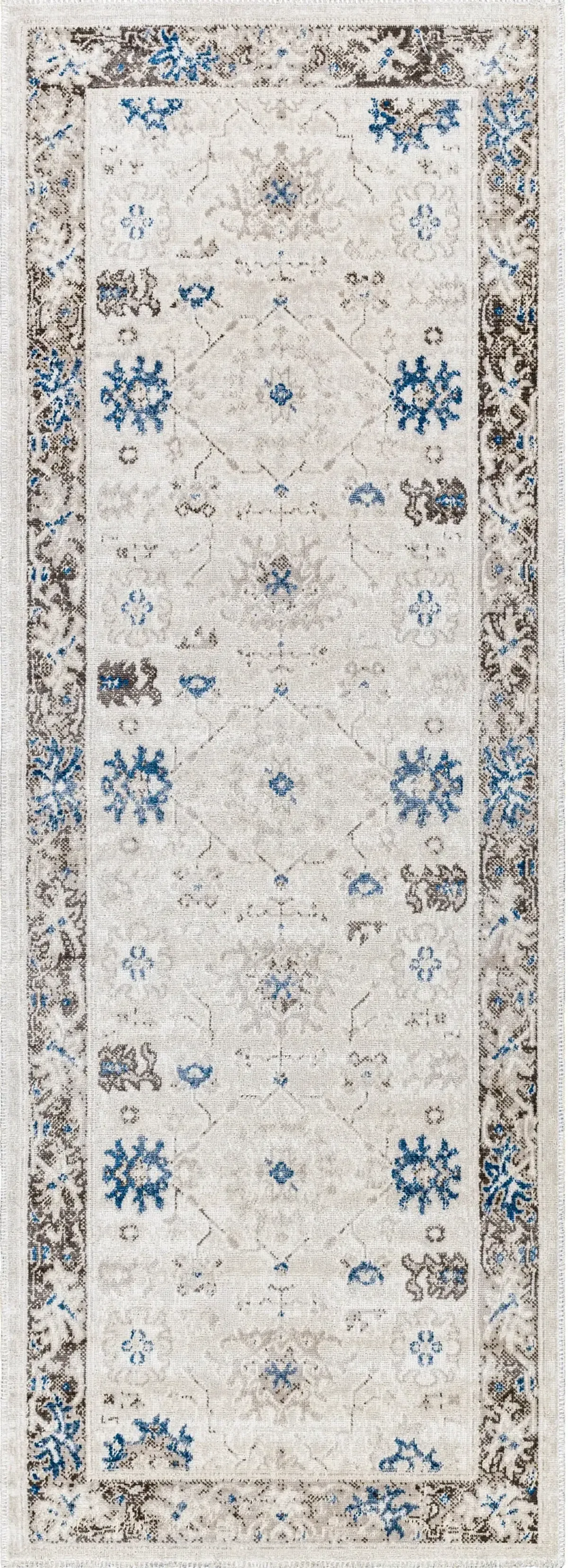 Basel BOS-2306 2'6" x 7'3" Machine Woven Rug