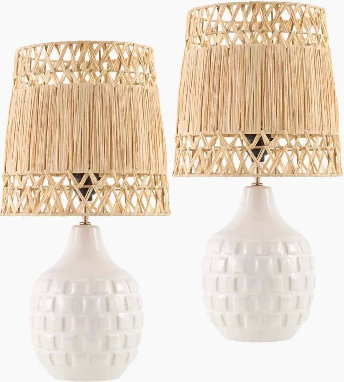 Wisterian WST-001 19"H x 10"W x 10"D Accent Table Lamp