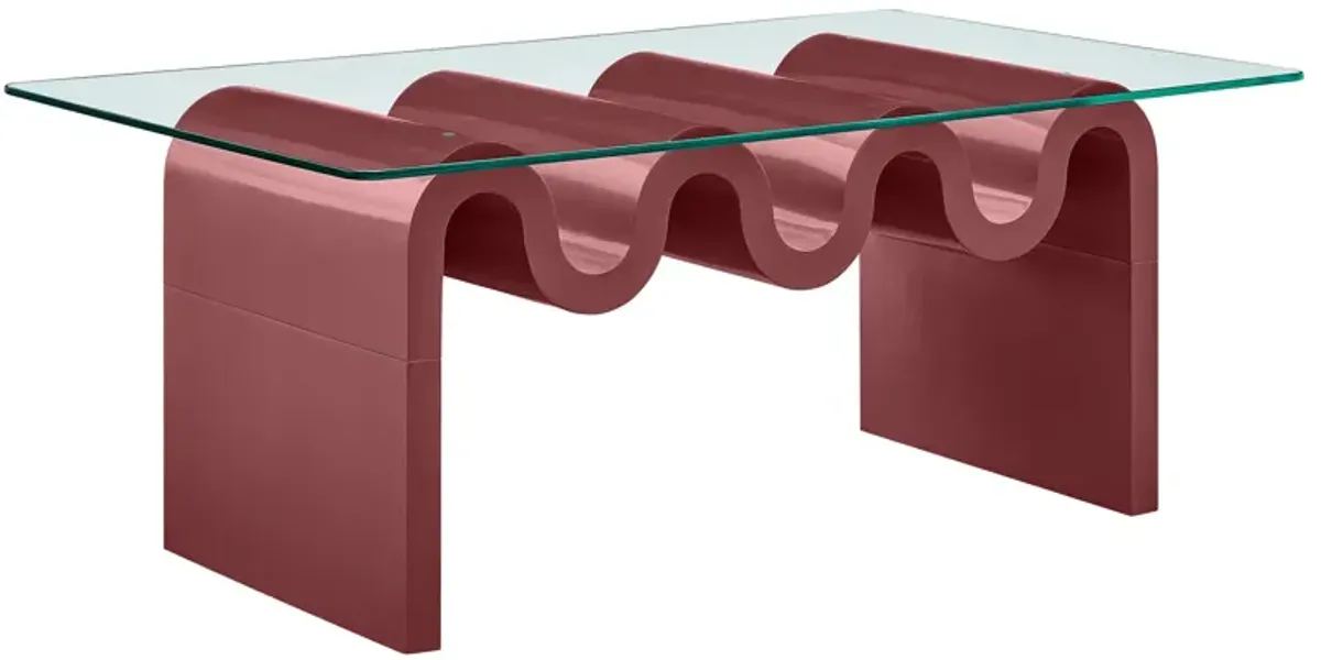 Ondine Glass Top Coffee Table by Modway