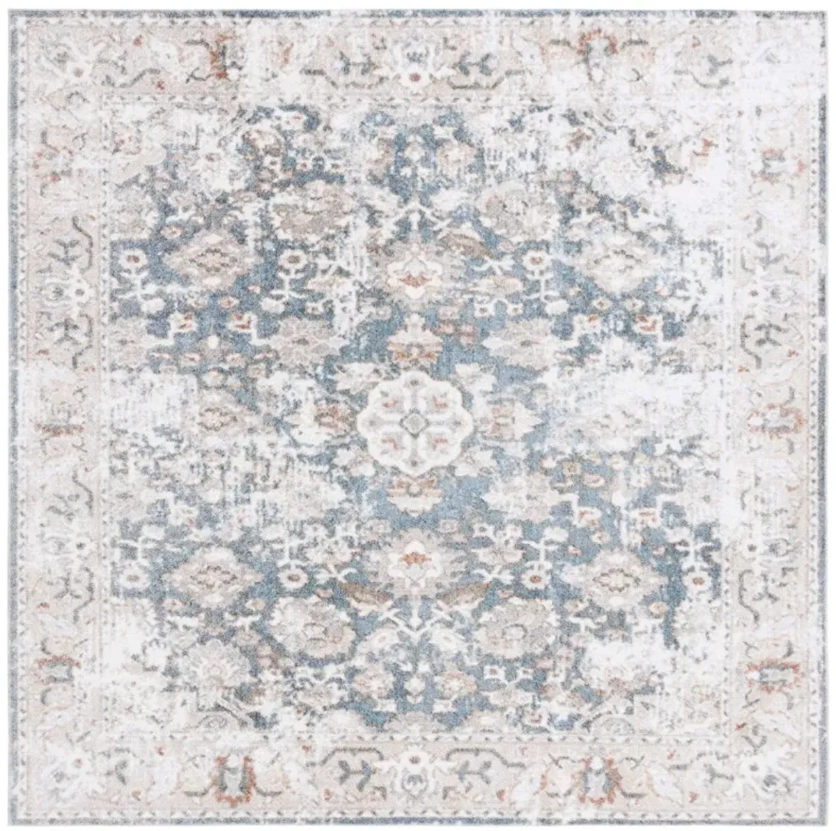 BALTIMORE 852 Blue 6'-7' X 6'-7' Square Square Rug
