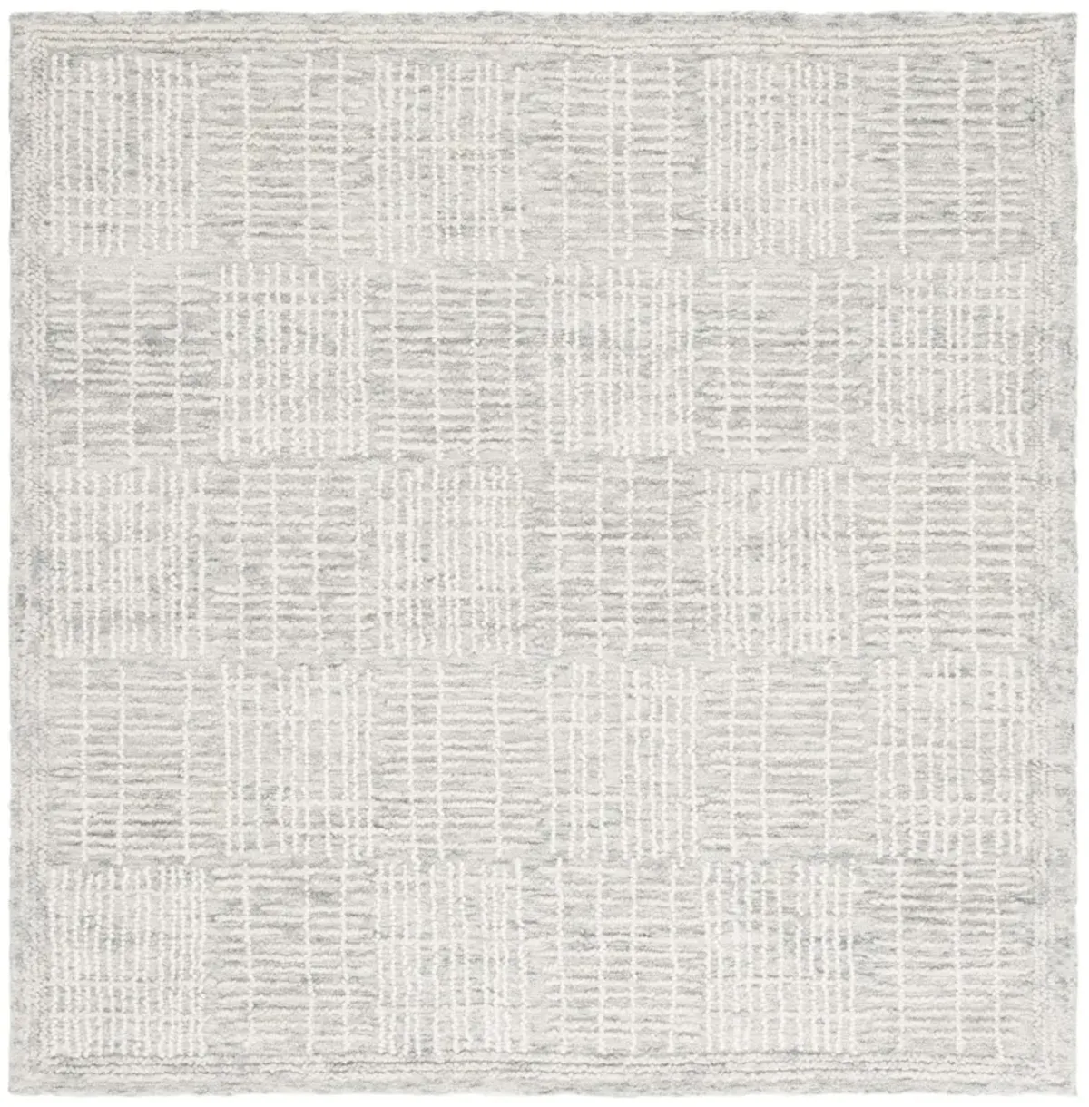 ABSTRACT Hand Tufted 6' x 6' Square area rug