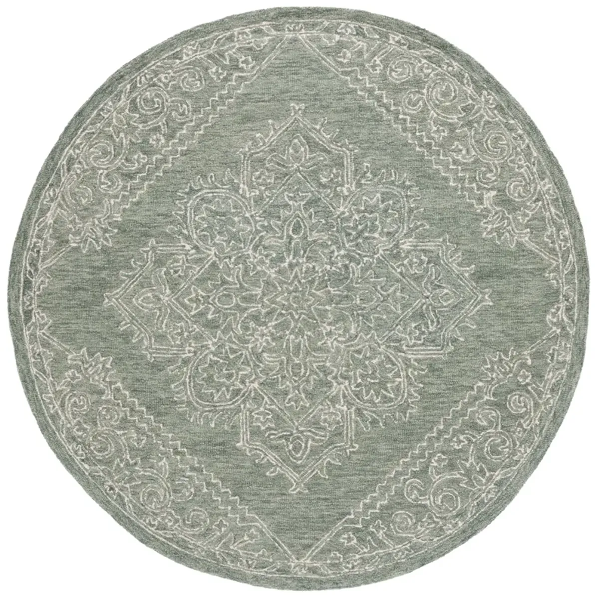 METRO Hand Tufted 6' x 6' Round area rug