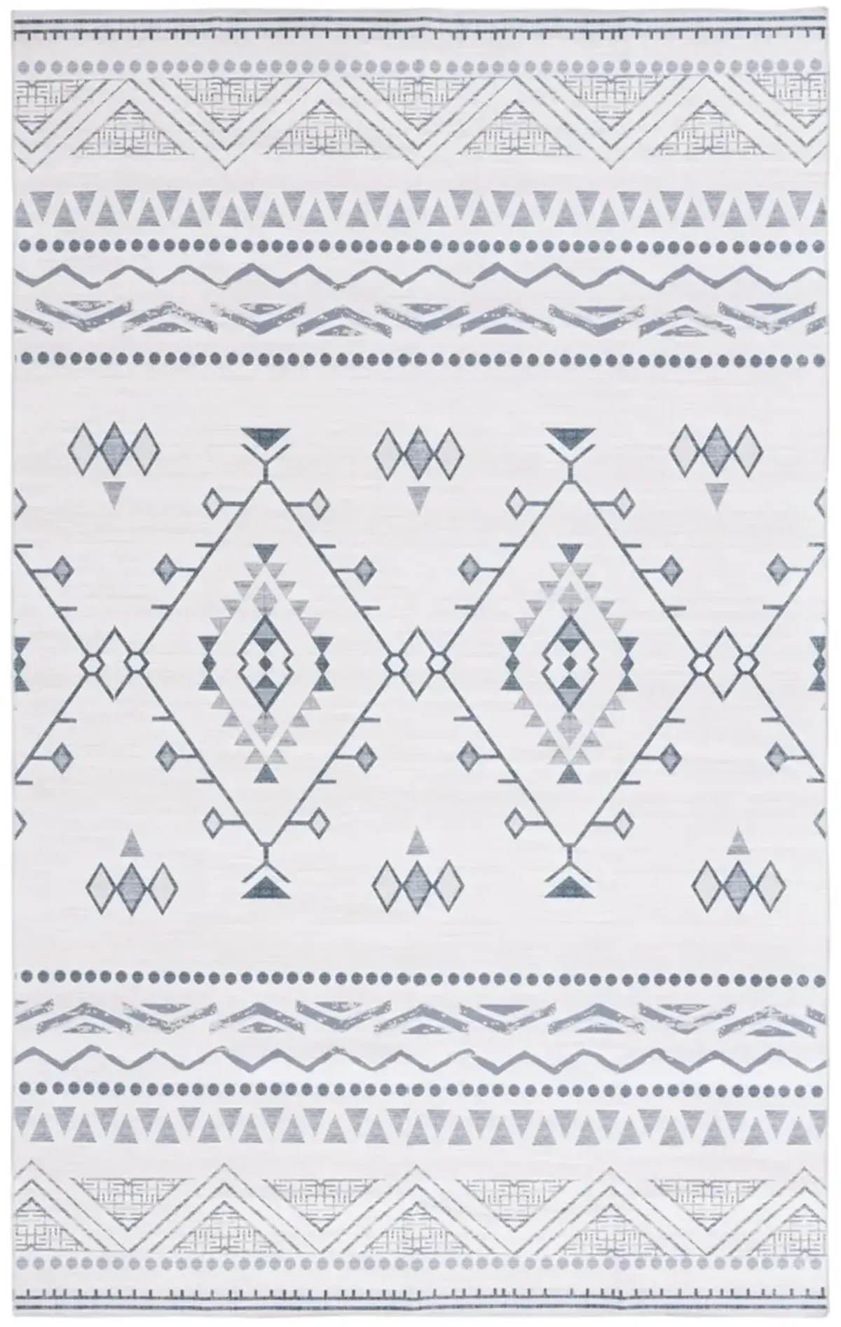 ARIZONA 104 Grey 4' X 6' Small Rectangle Rug