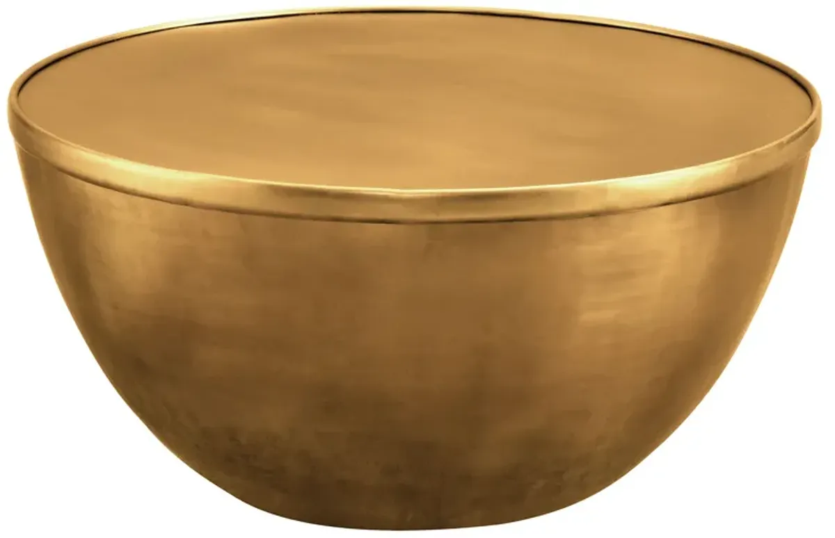 Viora 32 Inch Metal Storage Coffee Table