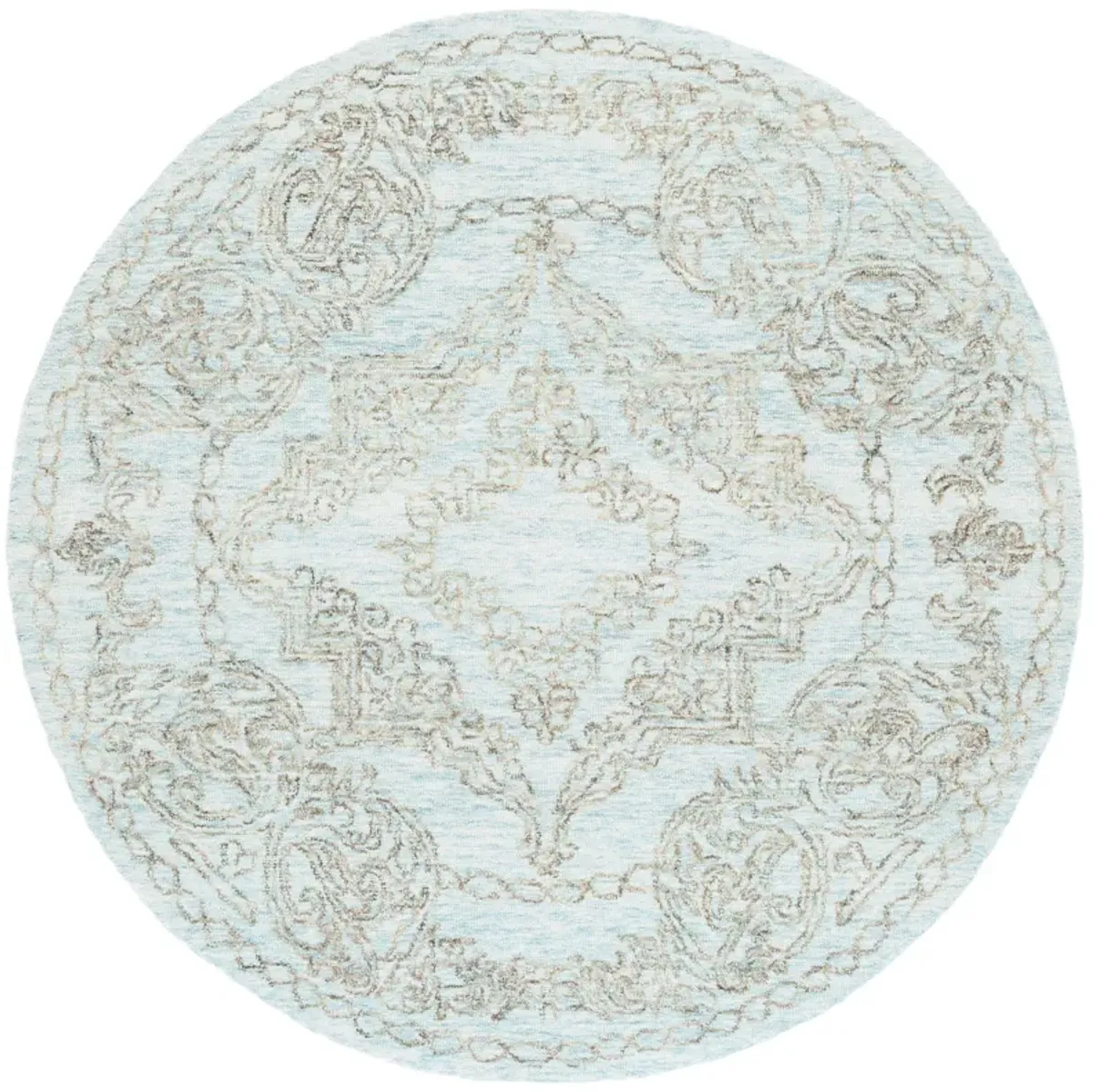 METRO Hand Tufted 6' x 6' Round area rug