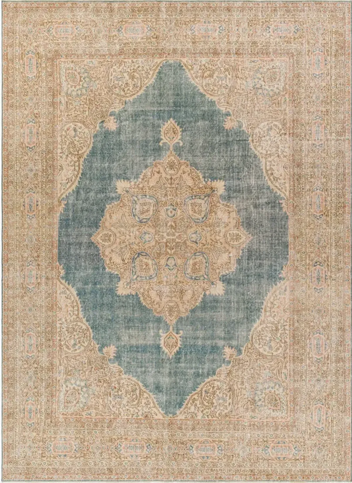 Antique One of a Kind AOOAK-1220 8'1" x 10'10" Handmade Rug