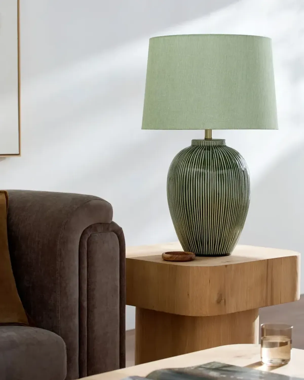 Opio OPI-001 29"H x 18"W x 18"D Accent Table Lamp