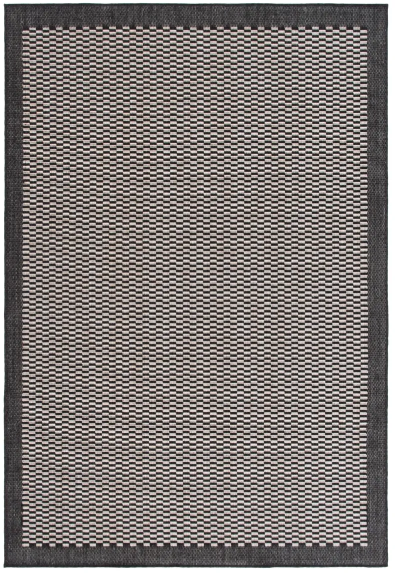 BEACH HOUSE 404 BLACK  4' x 6' Small Rectangle Rug