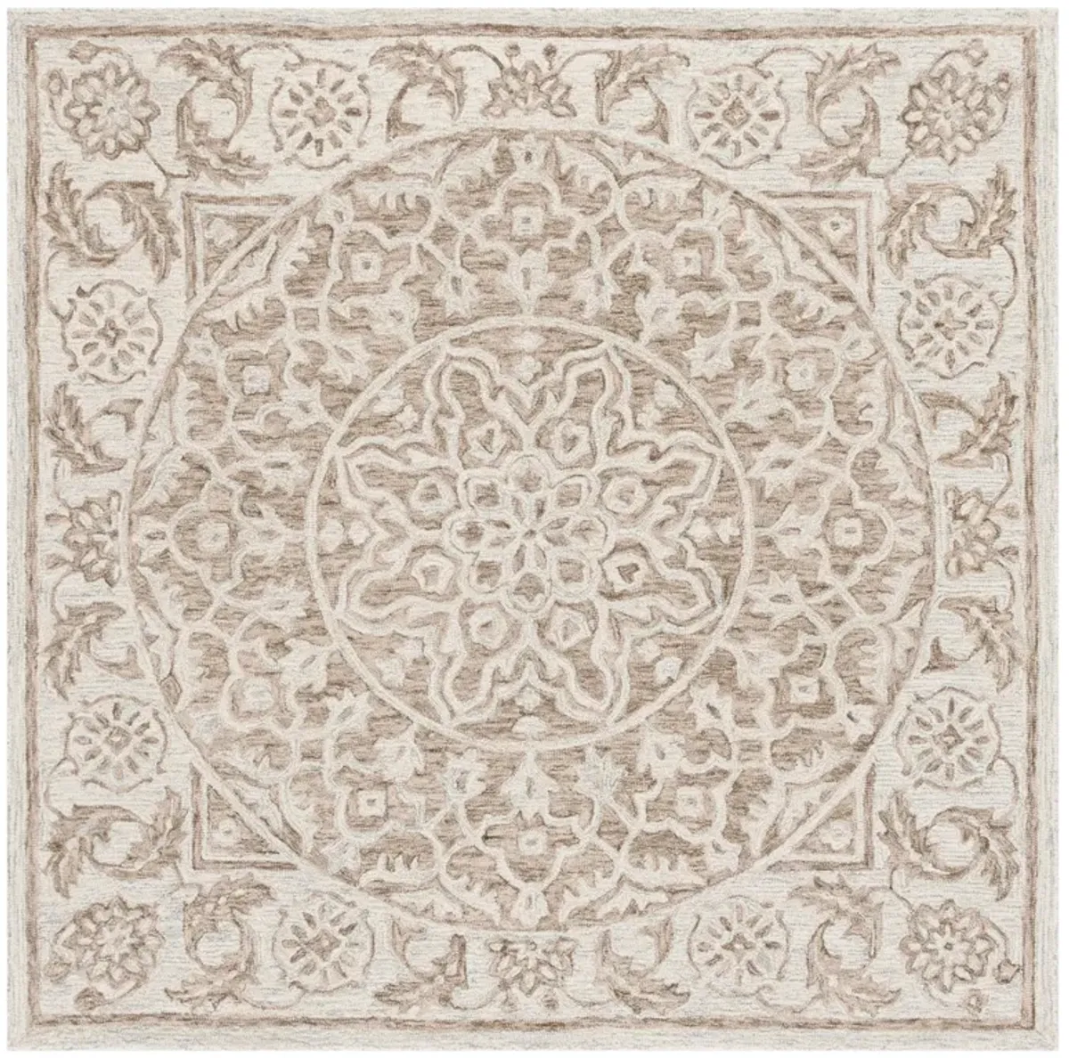 MICRO-LOOP Hand Tufted 6' x 6' Square area rug