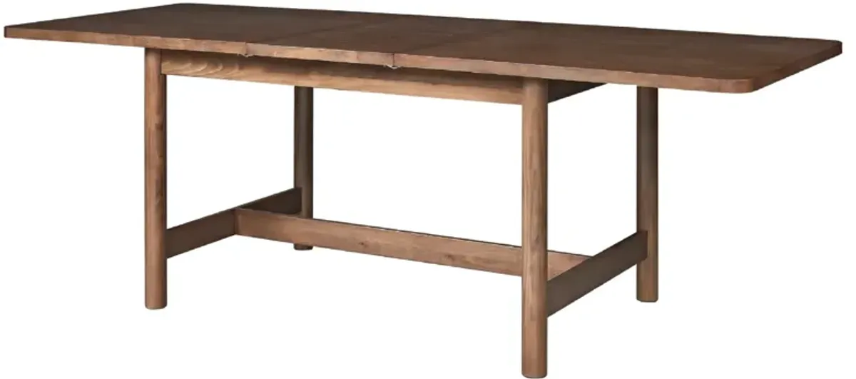 Bloomfield KD Butterfly Dining Table w/ 20" Ext, Dark Walnut 
