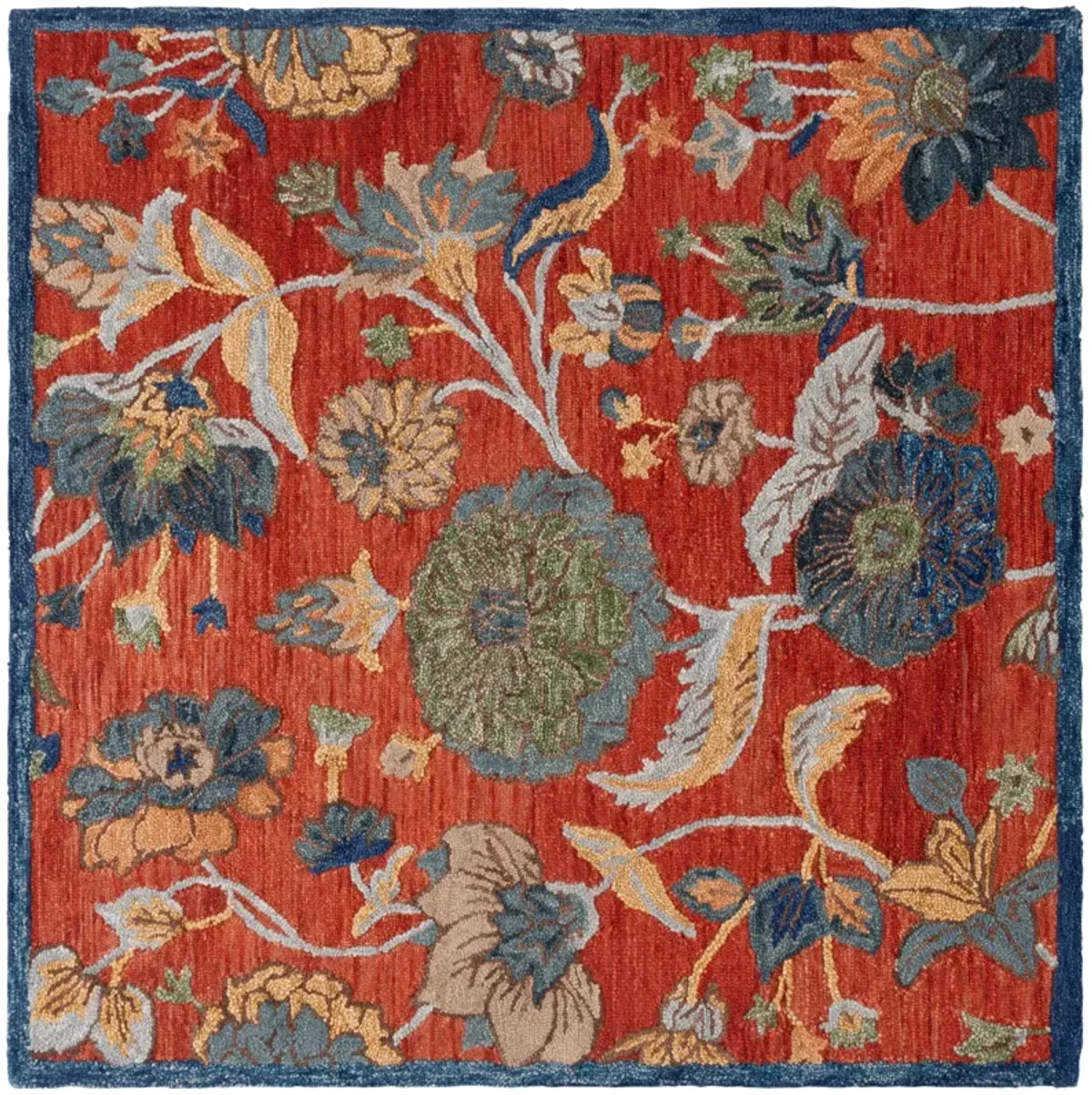 BLOSSOM Hand Tufted 6' x 6' Square area rug