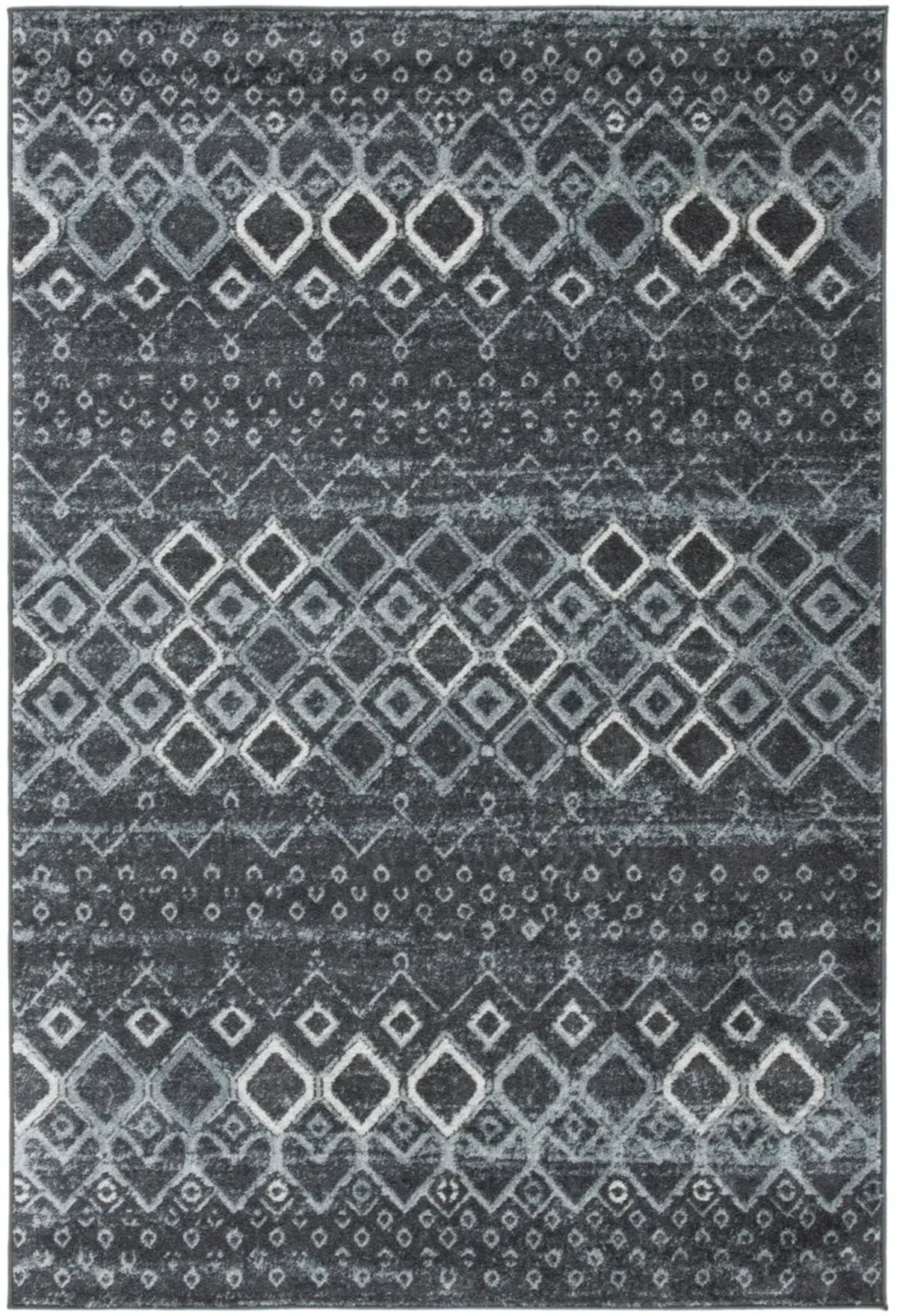 AMSTERDAM 108 DARK GREY  6'-7' x 9'-2' Medium Rectangle Rug