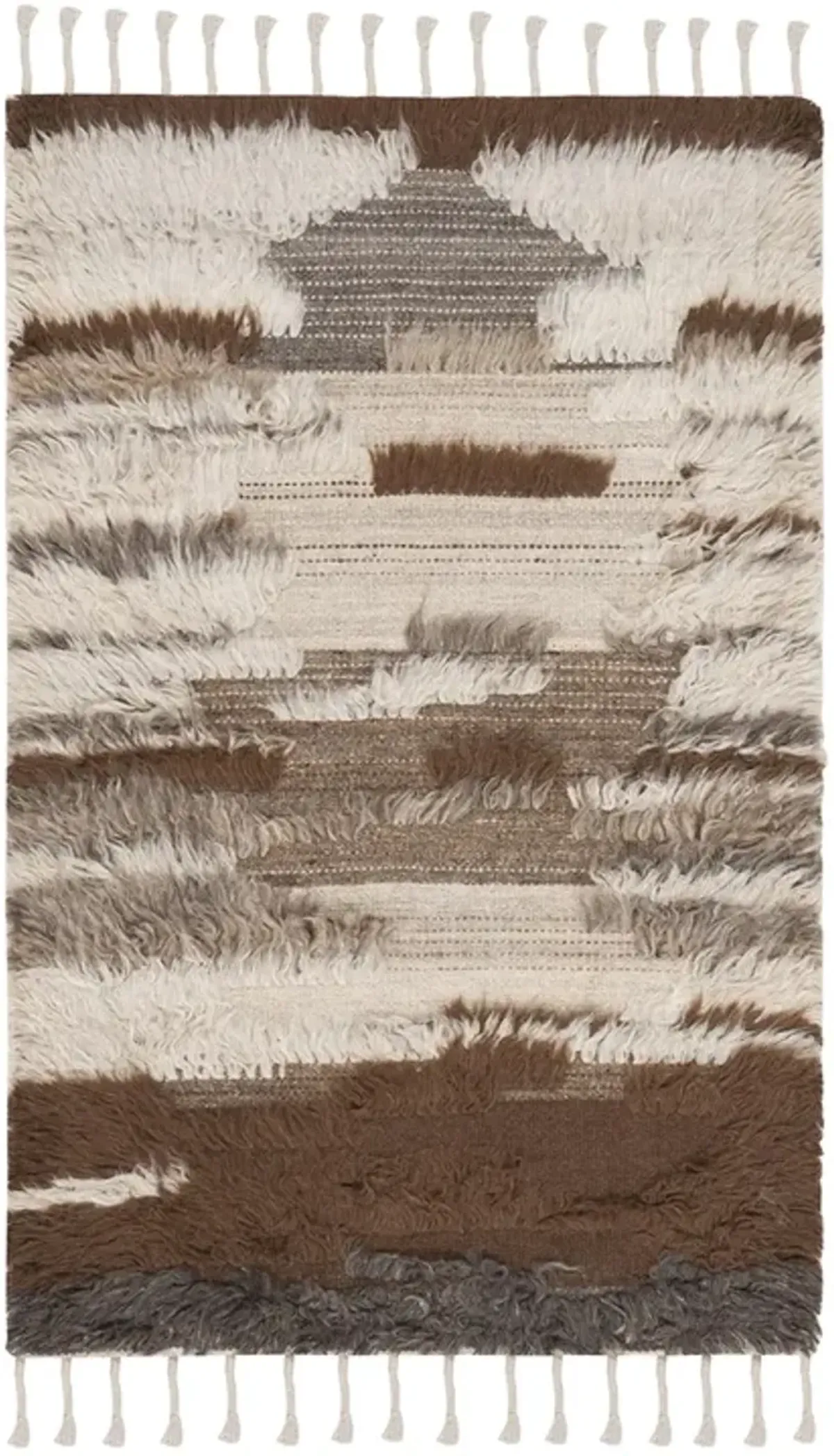 KENYA Hand Knotted Square 6' x 6'Square Rug