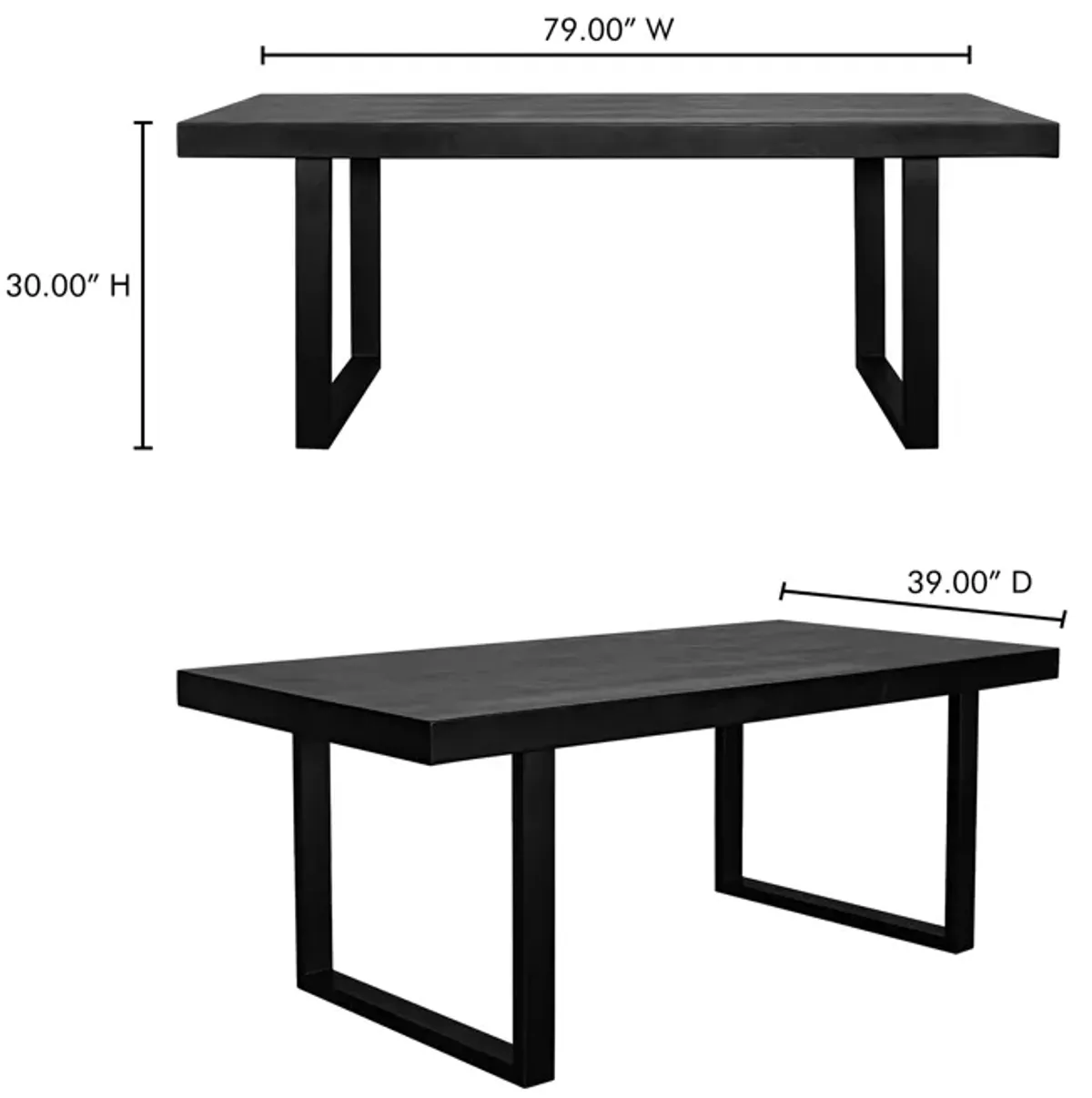 JEDRIK OUTDOOR DINING TABLE LARGE