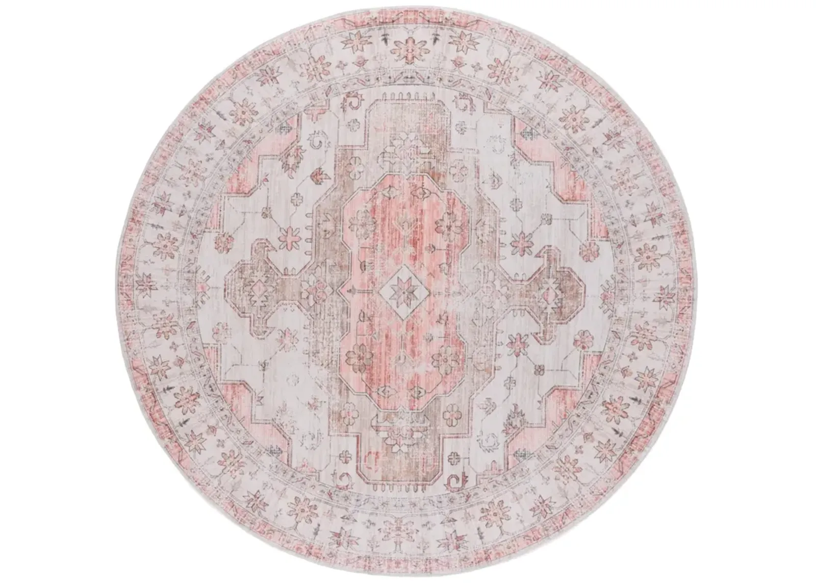 ARIZONA 241 BEIGE  6' x 6' Round Round Rug