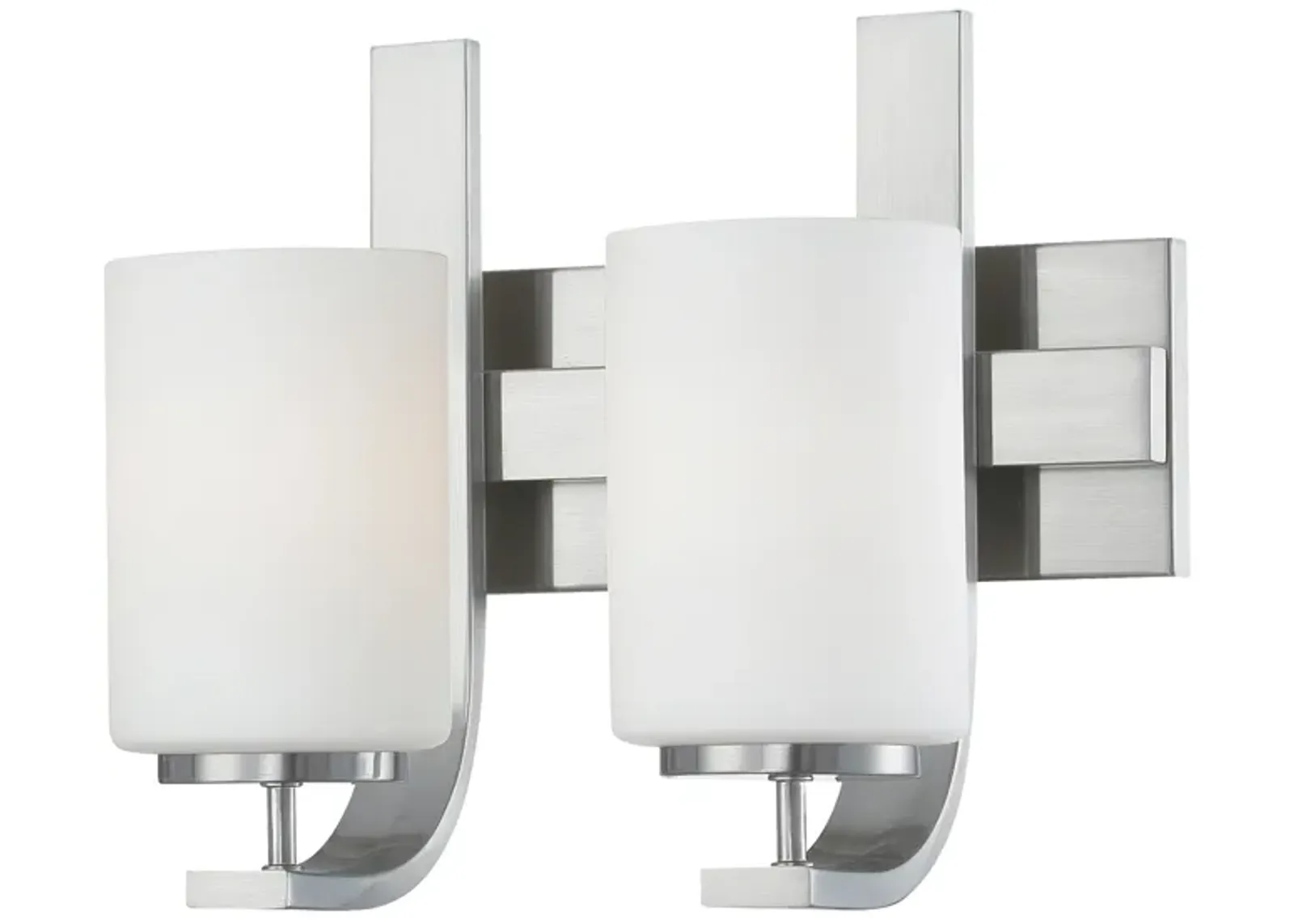 Pendenza 13" Wide 2-Light Vanity Light - Brushed Nickel