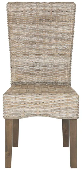 OZIAS 19''H WICKER DINING CHAIR - Set of 2