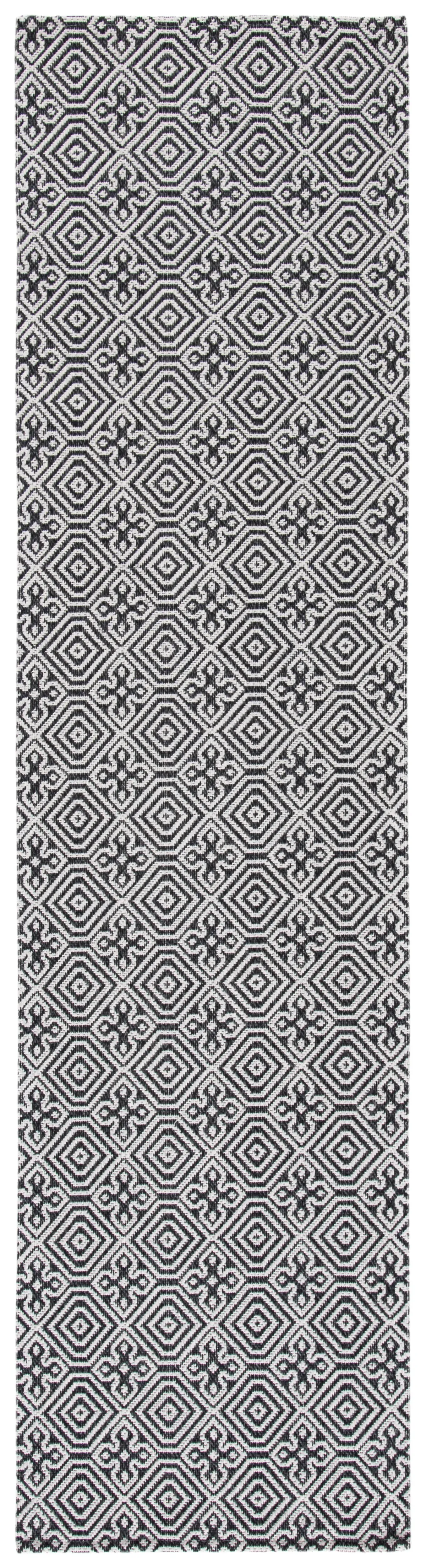 AUGUSTINE 402 BLACK  2' x 8' Runner Rug