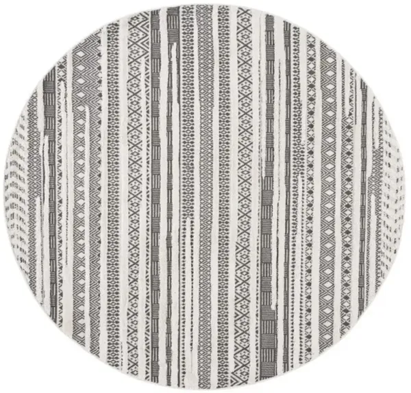 URBAN 204 Grey  6'-7' X 6'-7' Round Round Rug