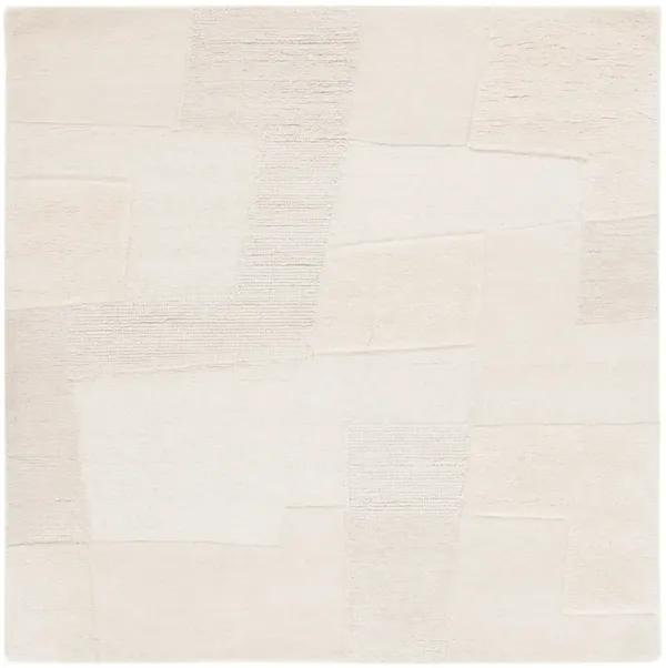 MANHATTAN 576 IVORY  6' x 6' Square Square Rug