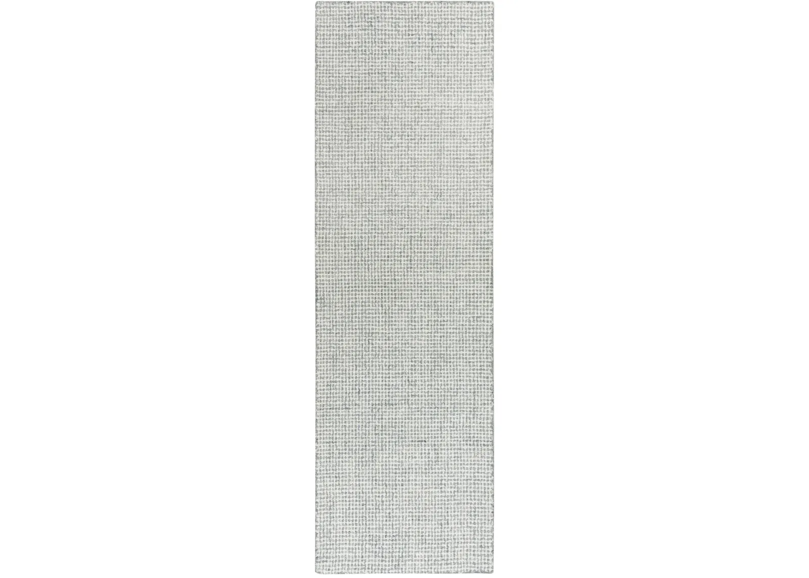 Brindleton Gray Tweed Wool 2'6" x 8' Runner Rug