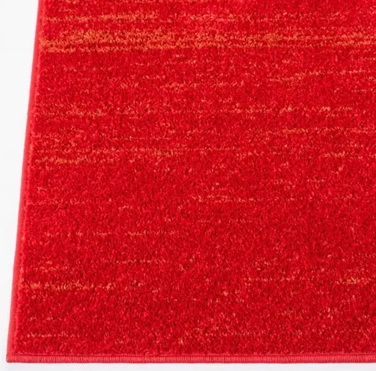 Adirondack Contemporary Red / Grey 5'-5" X 7'-7" Powerloomed Rug