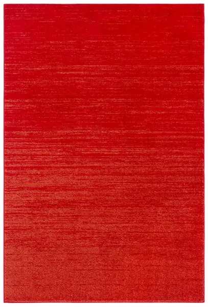 Adirondack Contemporary Red / Grey 5'-5" X 7'-7" Powerloomed Rug