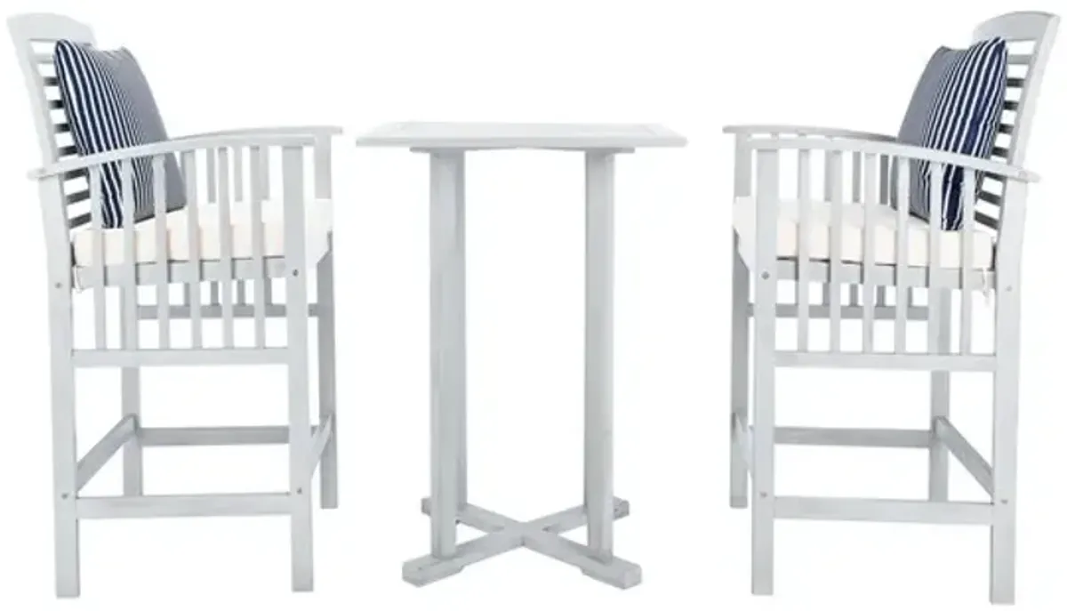 Pate 3 Pc Bar 39.8-Inch H Table Bistro Set