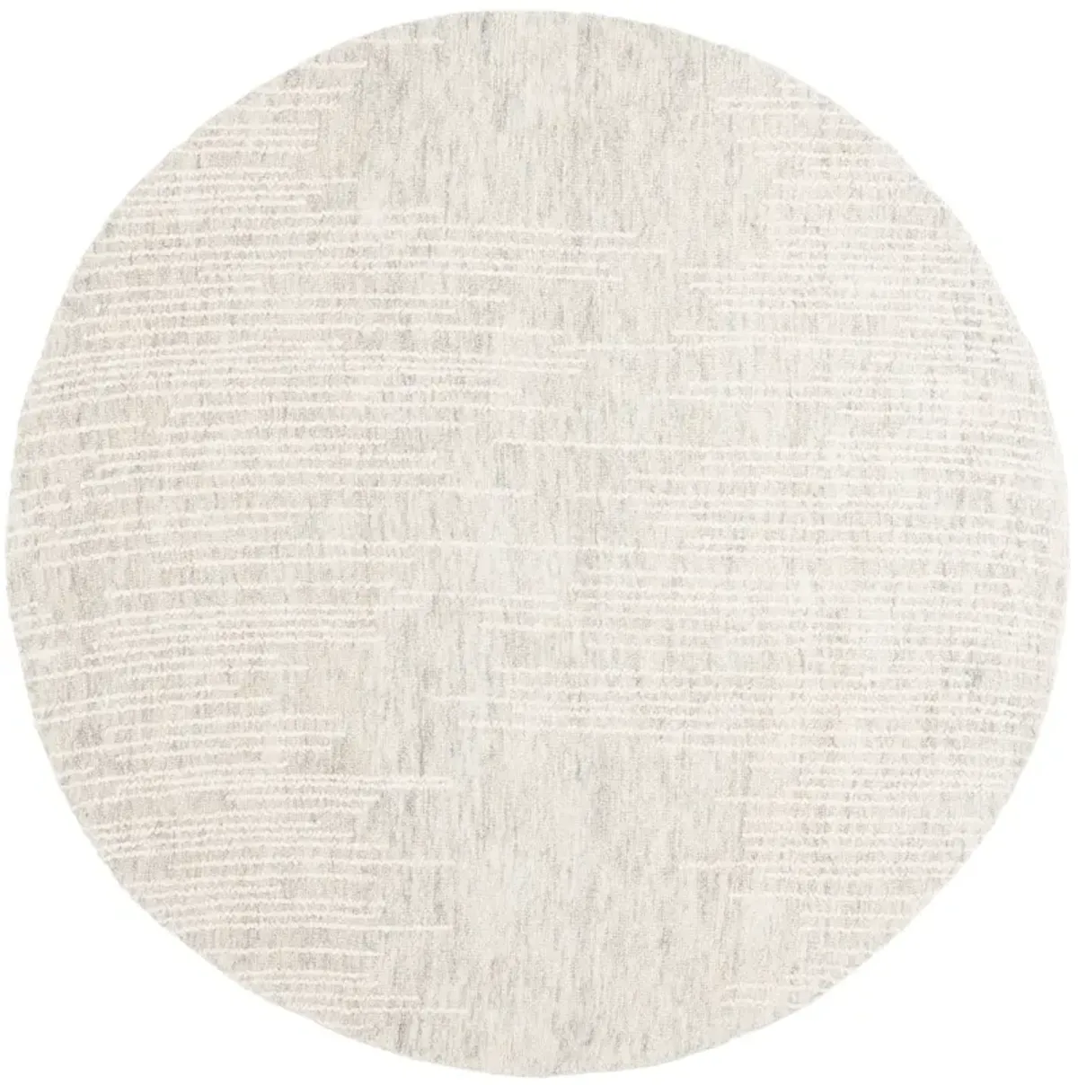 ABSTRACT 282 LIGHT GREY  6' x 6' Round Round Rug