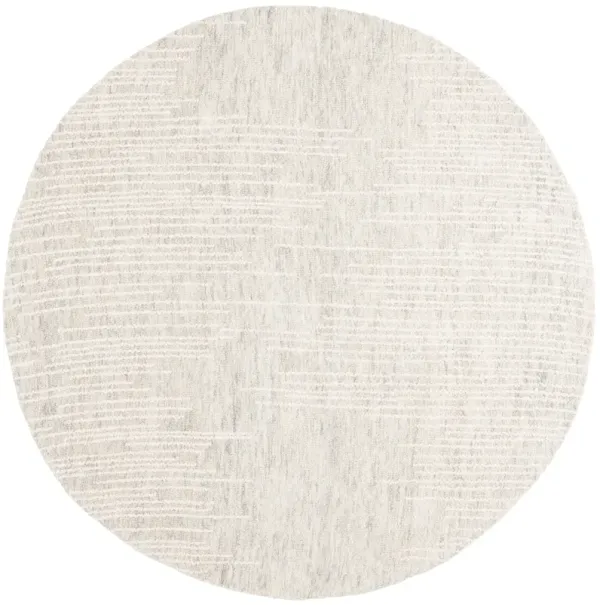 ABSTRACT Hand Tufted 6' x 6' Round area rug