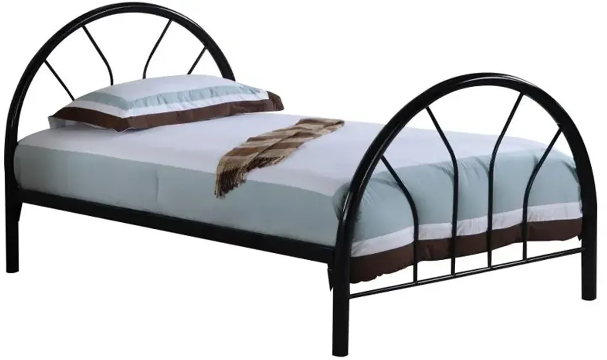 Marjorie Twin Platform Bed Black