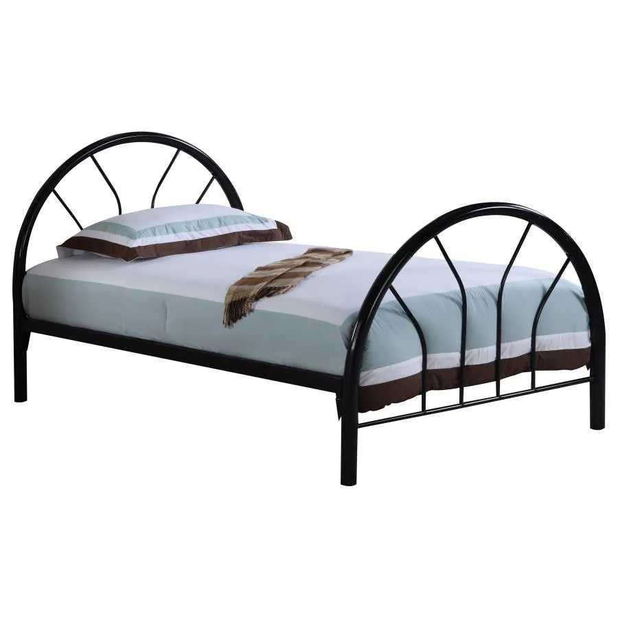 Marjorie Twin Platform Bed Black