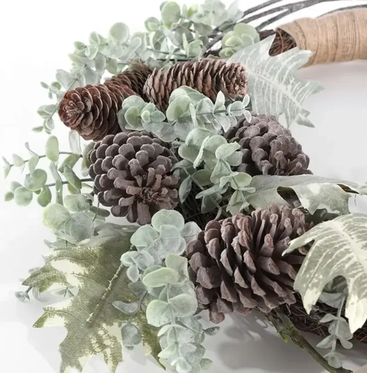 FX 24" BRRY&EUCLYP SEMI WREATH