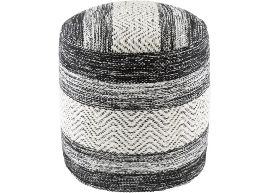 Levi 16"H x 16"W x 16"D Pouf