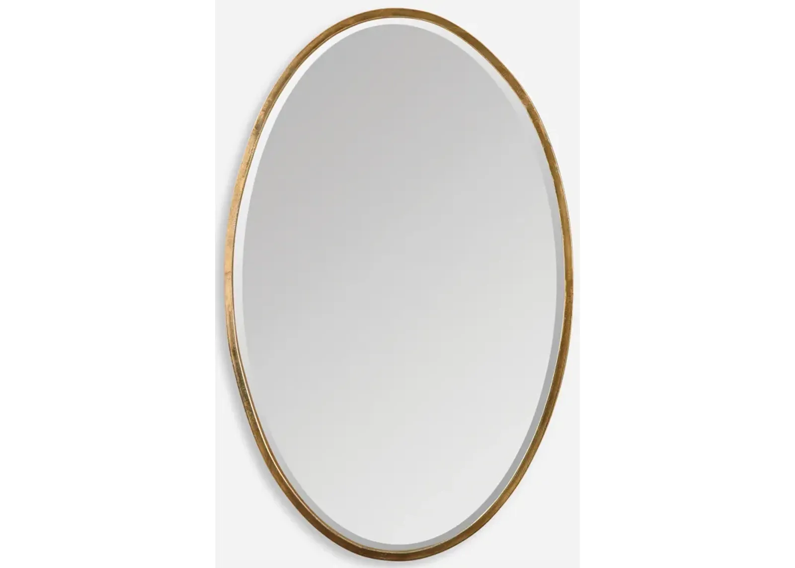 Herleva Gold Oval Mirror