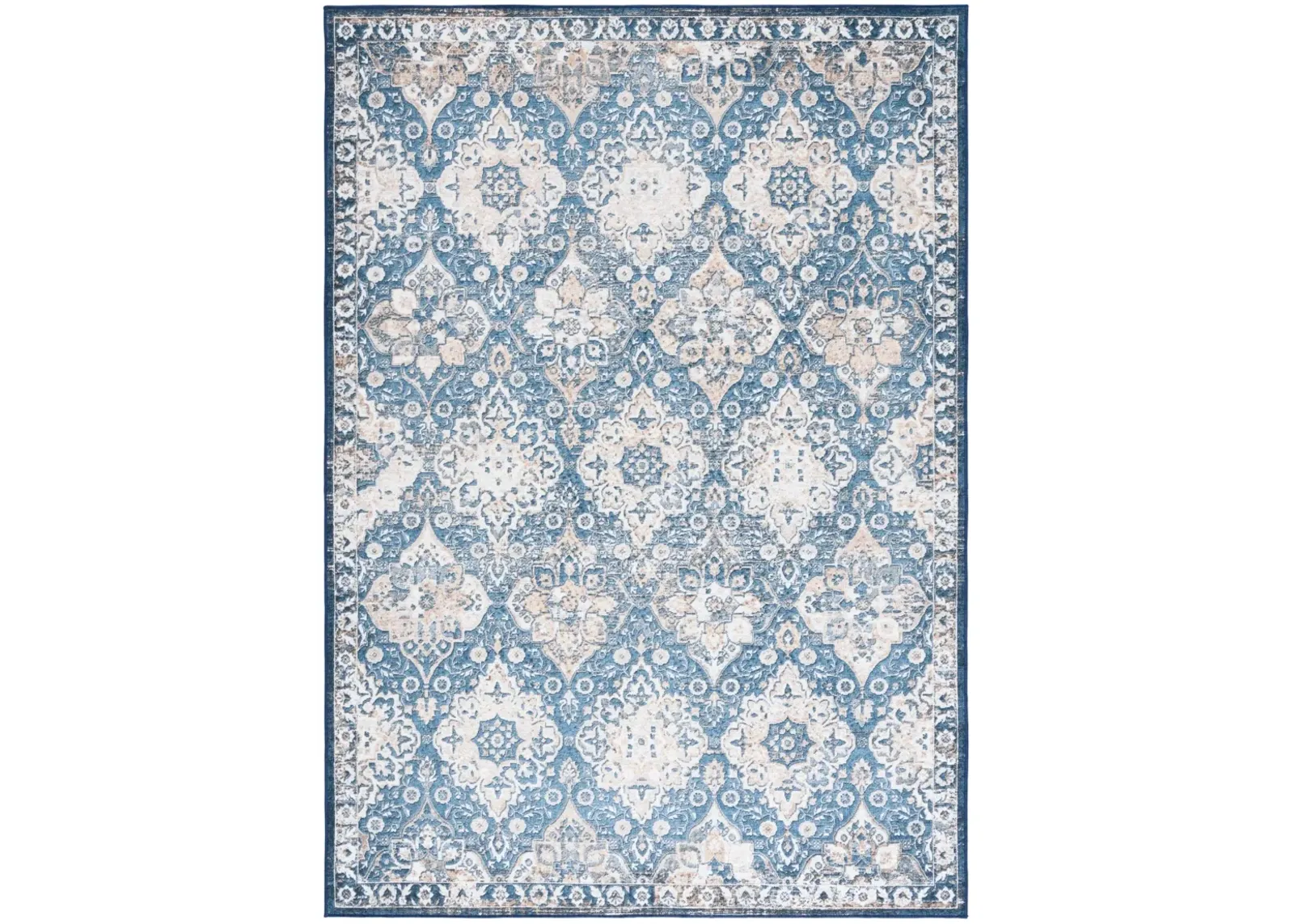 ORLANDO 752 BLUE  5'-3' x 7'-6' Medium Rectangle Rug