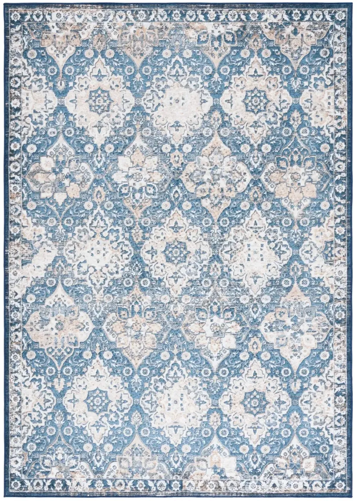 ORLANDO 752 BLUE  5'-3' x 7'-6' Medium Rectangle Rug