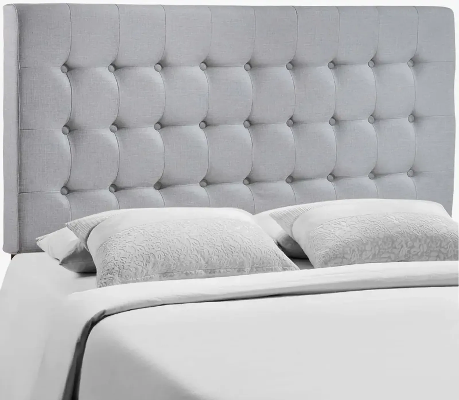 Tinble Queen Upholstered Fabric Headboard