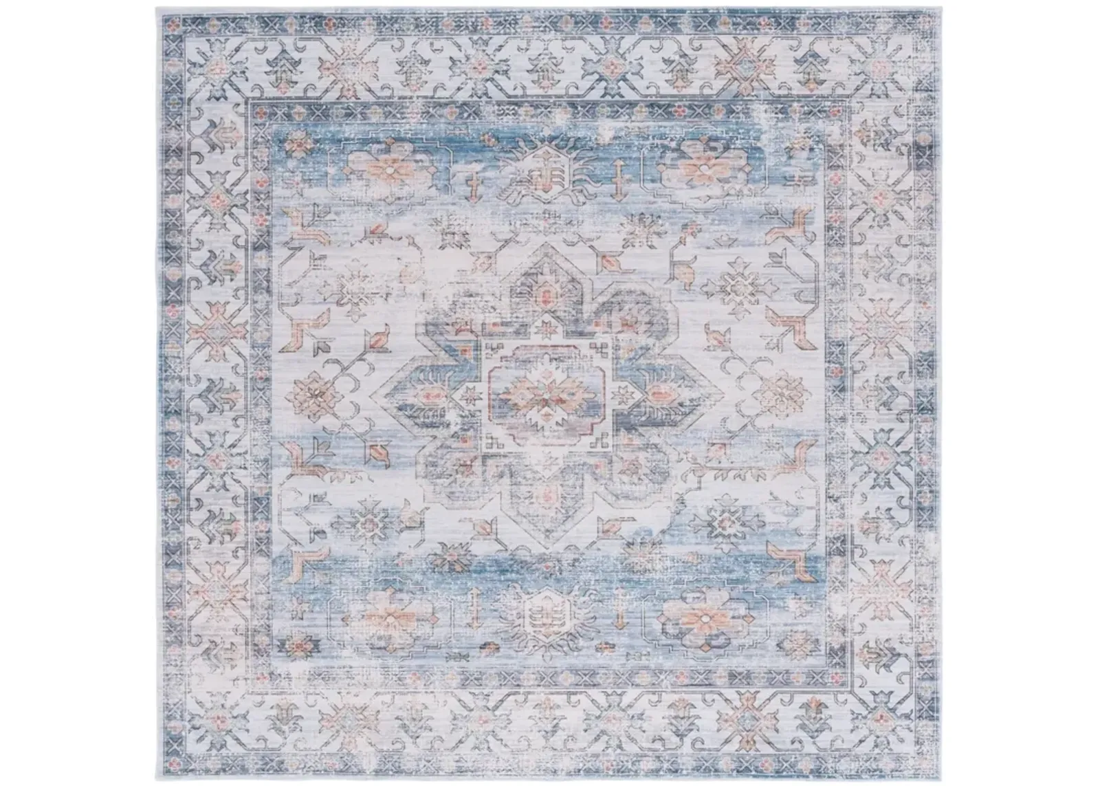 ARIZONA 128 IVORY  6' x 6' Square Square Rug