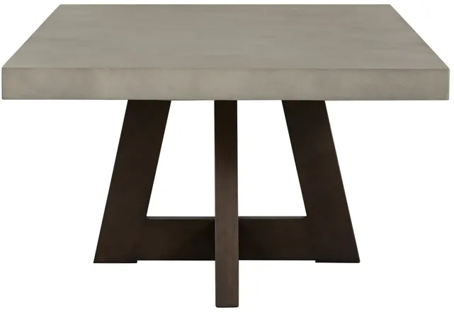 Elodie Gray Concrete and Dark Gray Oak Rectangle Coffee Table