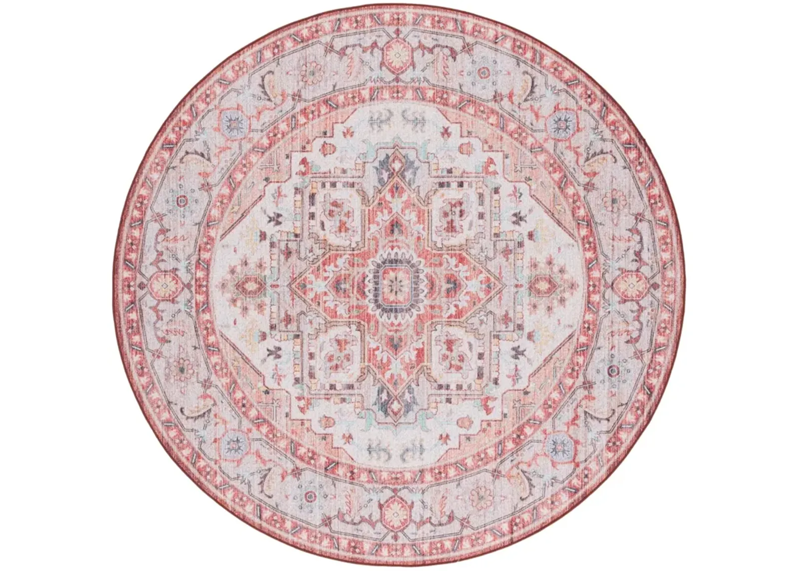 TUCSON 913 LIGHT RUST  6' x 6' Round Round Rug