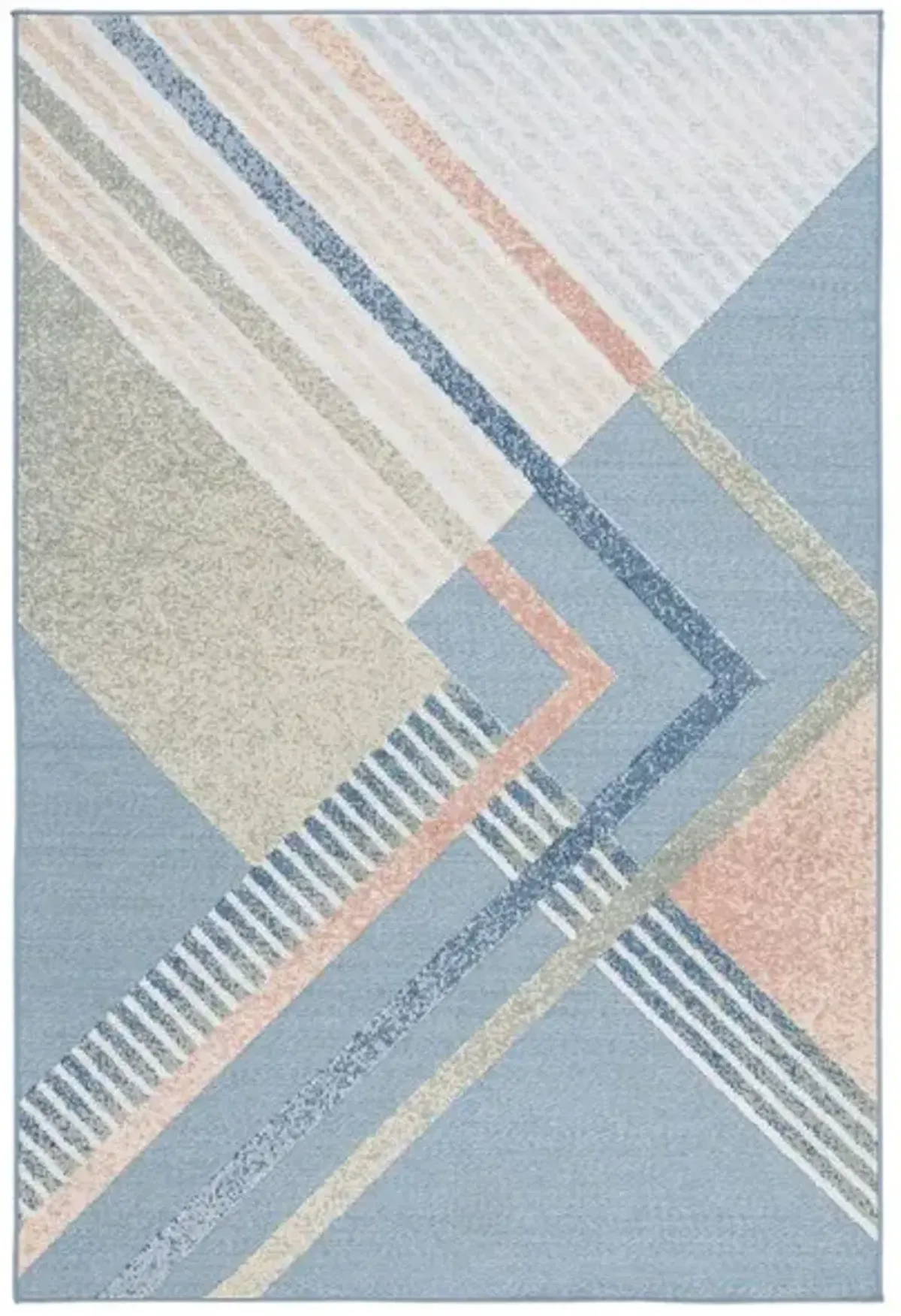 SARASOTA 102 Blue  9' X 12' Large Rectangle Rug