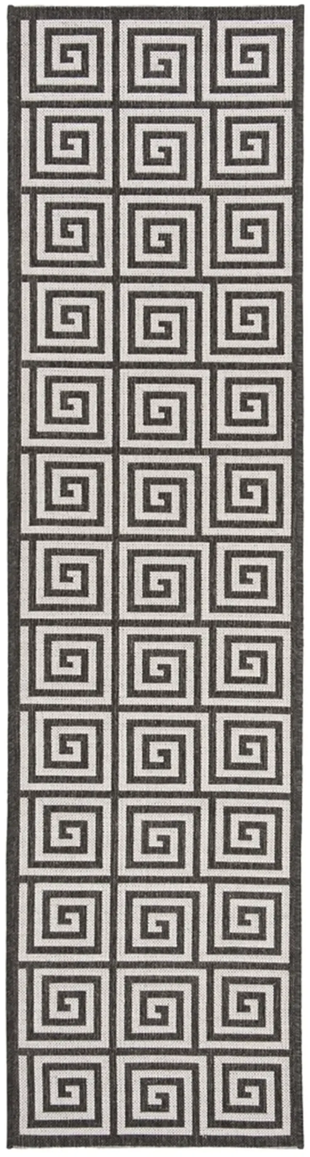 BEACH HOUSE 129 Grey 2'-2' X 6' Runner Rug